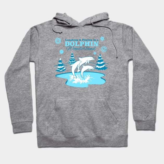 Dolphin Wonderland Hoodie by Peppermint Narwhal